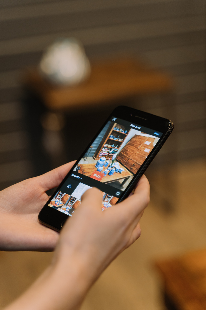 A Person Holding Smartphone